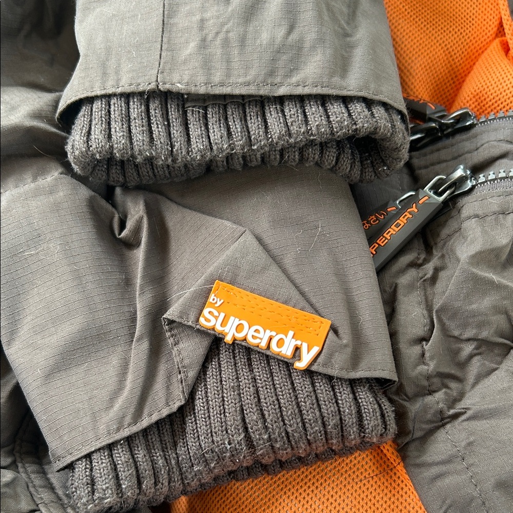 Superdry Brown Windbreaker Jacket - Picture 14 of 14